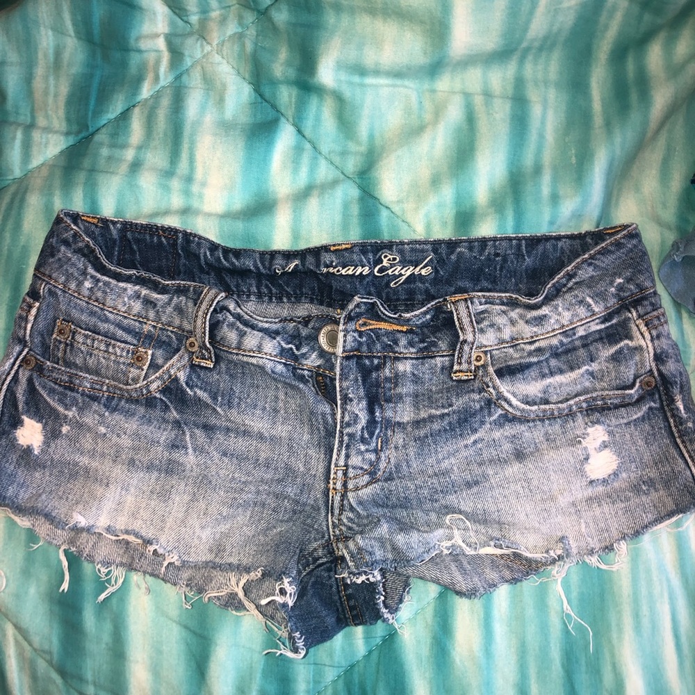 American eagle jean shorts